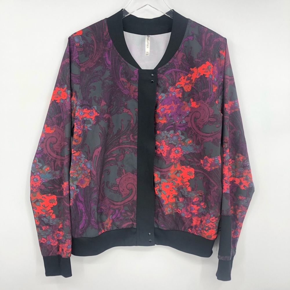 Fabletic Floral Ithaca Bomber Athletic Jacket - Picture 2 of 16
